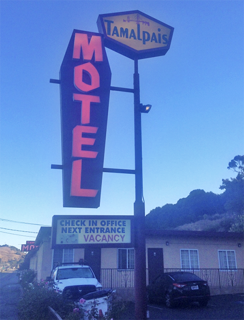 Peace at out motel.